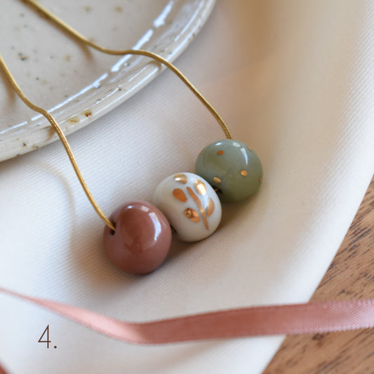 Three Beads Necklace