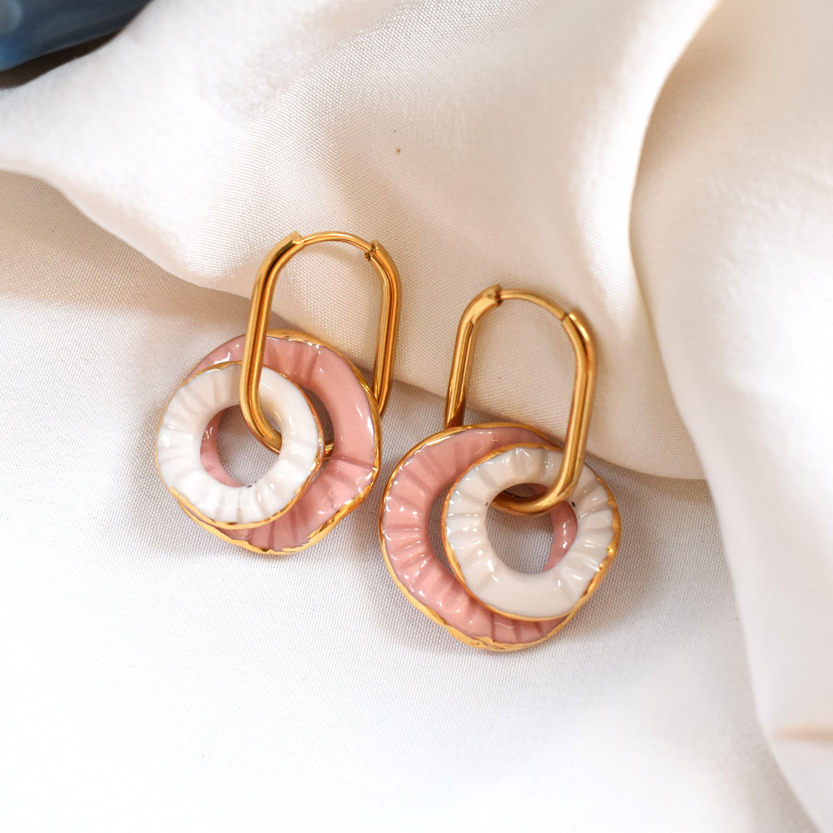 Sea drop duo earrings