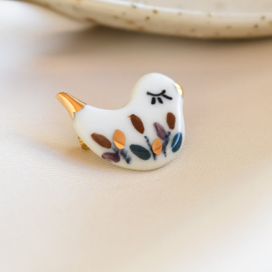 Little Fall Bird Brooch