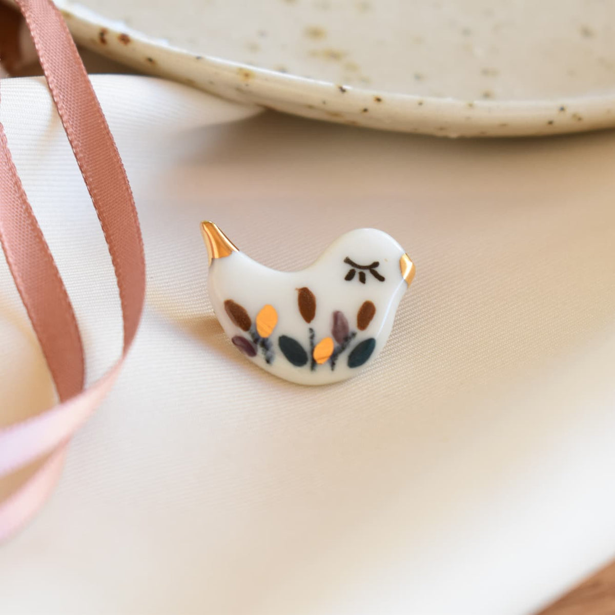 Little Fall Bird Brooch