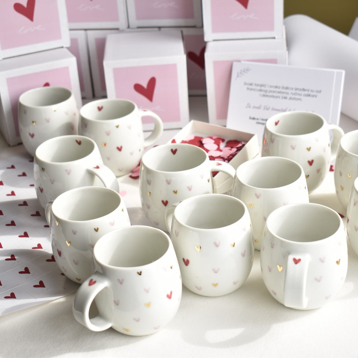 Love mug – handmade porcelain tableware, by Joska Handmade