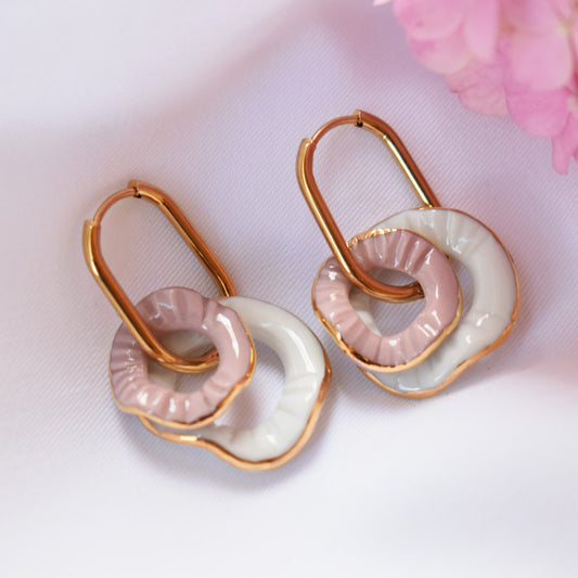 Sea drop duo earrings