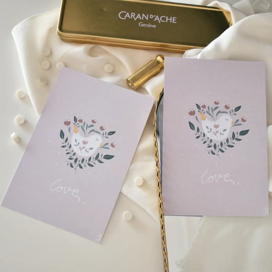 Love dove postcard