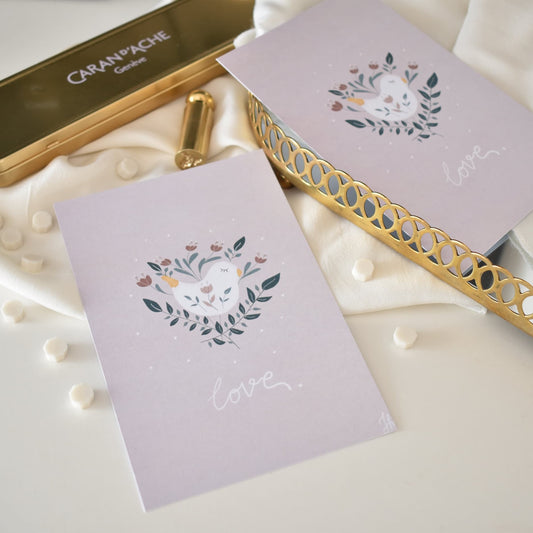Love dove postcard